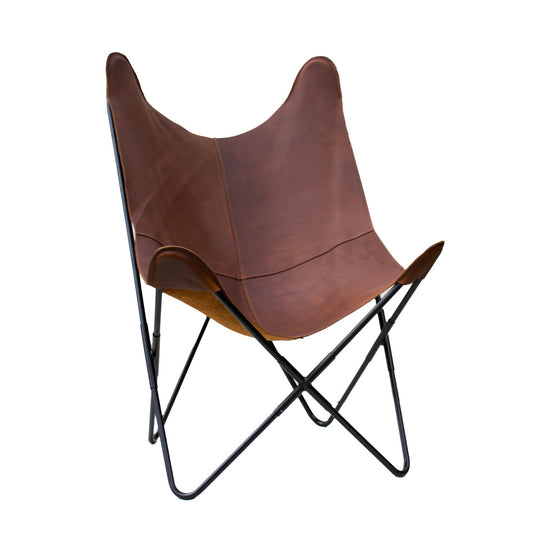 Leather Butterfly Chair-Leather Chair for Living Room