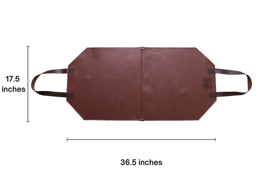 Andean Leather - Leather Firewood Carrier, Log Carrier for Firewood, Firewood Bag